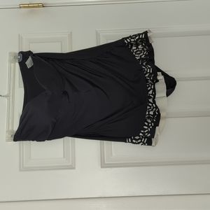 Strapless swim dress